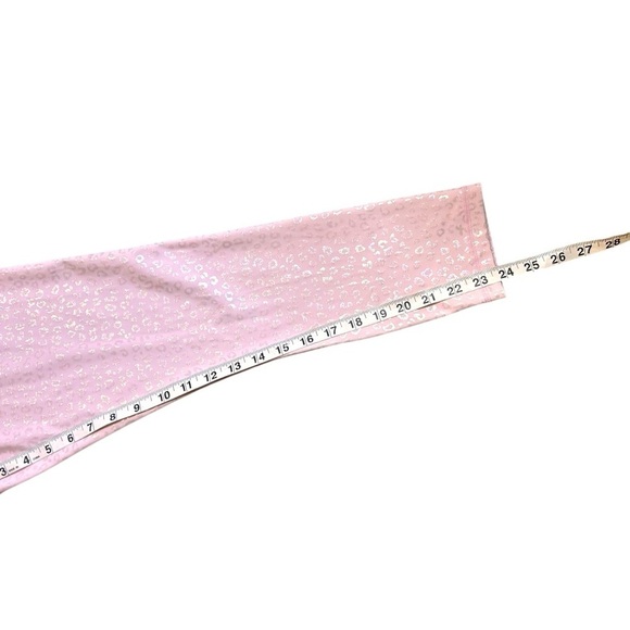 Zyia Pink Leopard Unicorn Leggings Light N Tight Leggings- Size 8-10 - Picture 6 of 12